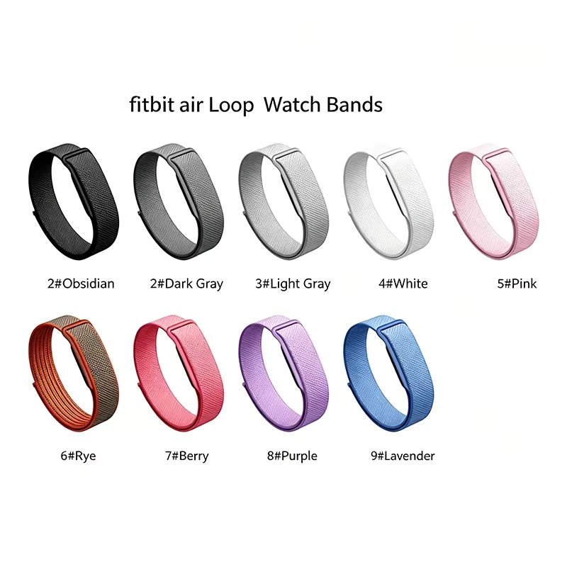 Bracelet de montre tressé en nylon sport pour Google Fitbit Air Loop