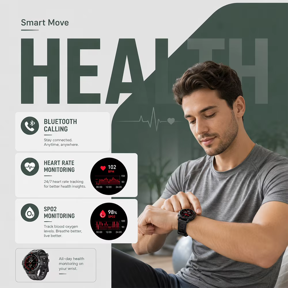 Montre connectée GPS avec suivi en temps réel
