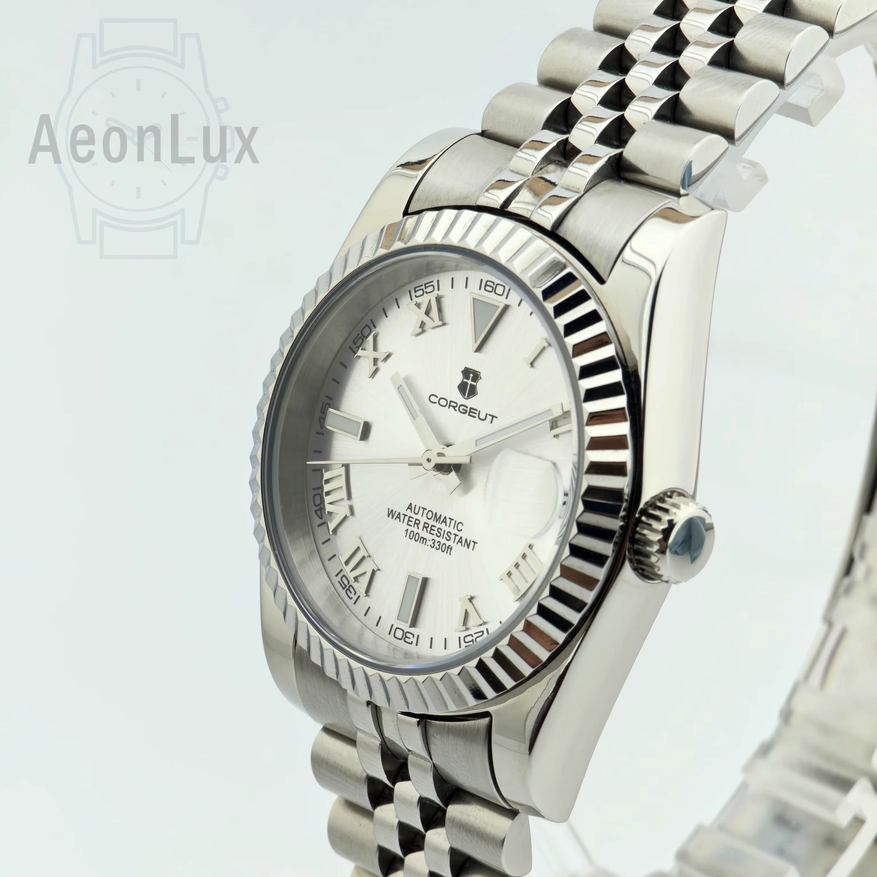 CORGEUT Montre-bracelet de luxe haut de gamme pour homme 36 mm