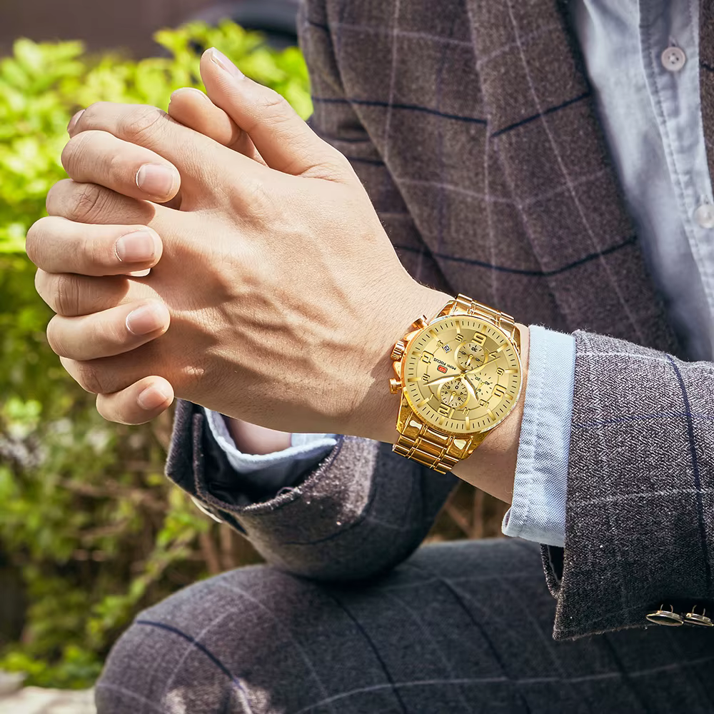 Montre chronographe de luxe pour homme