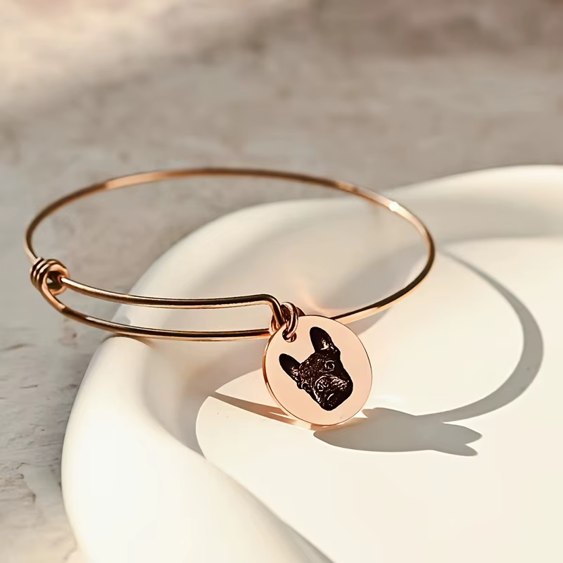 Bracelet personnalisé avec avatar d'animal de compagnie
