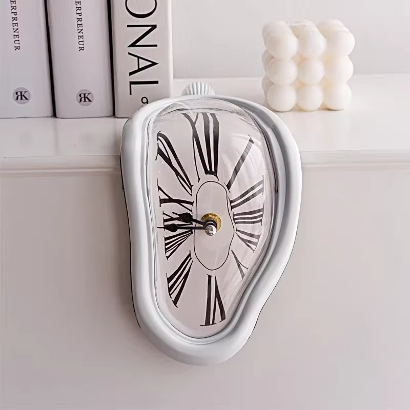 Horloge murale silencieuse à effet de fusion