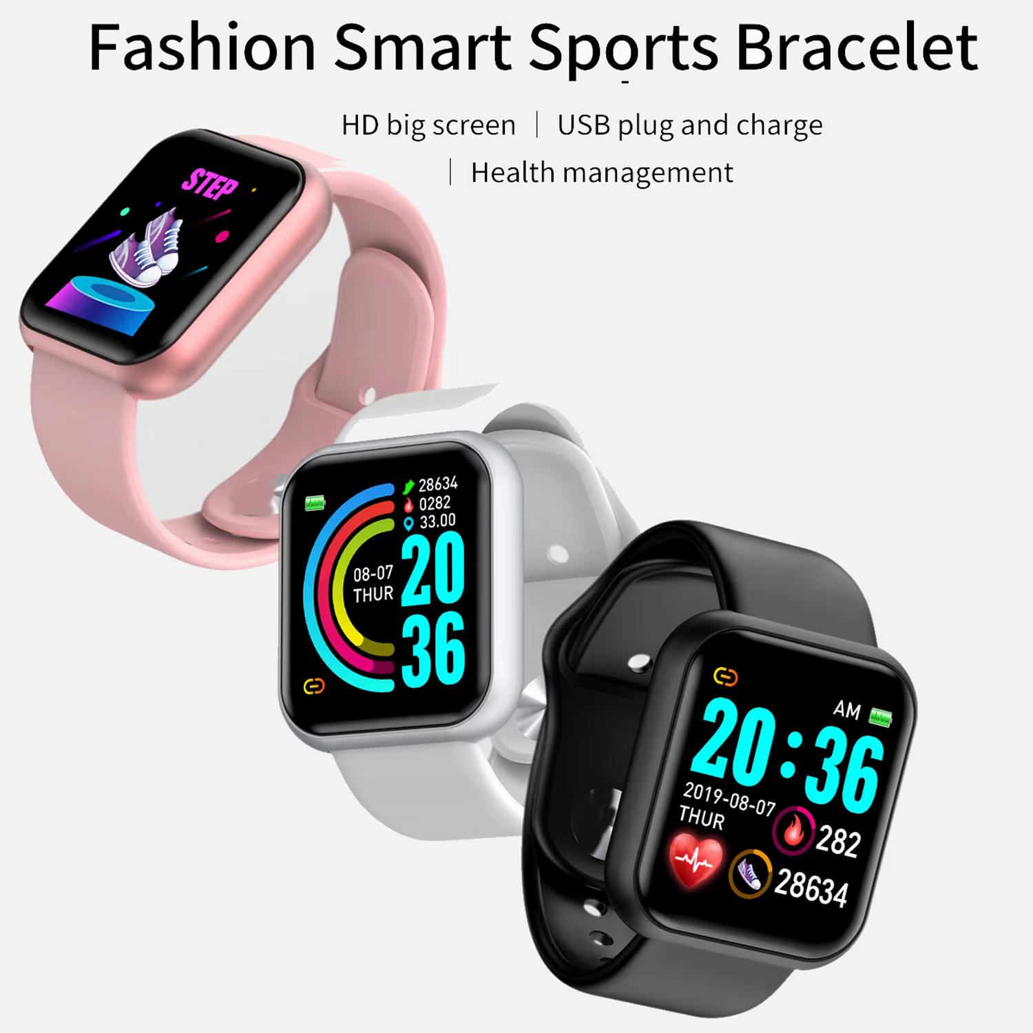Montre connectée pour femmes et hommes
