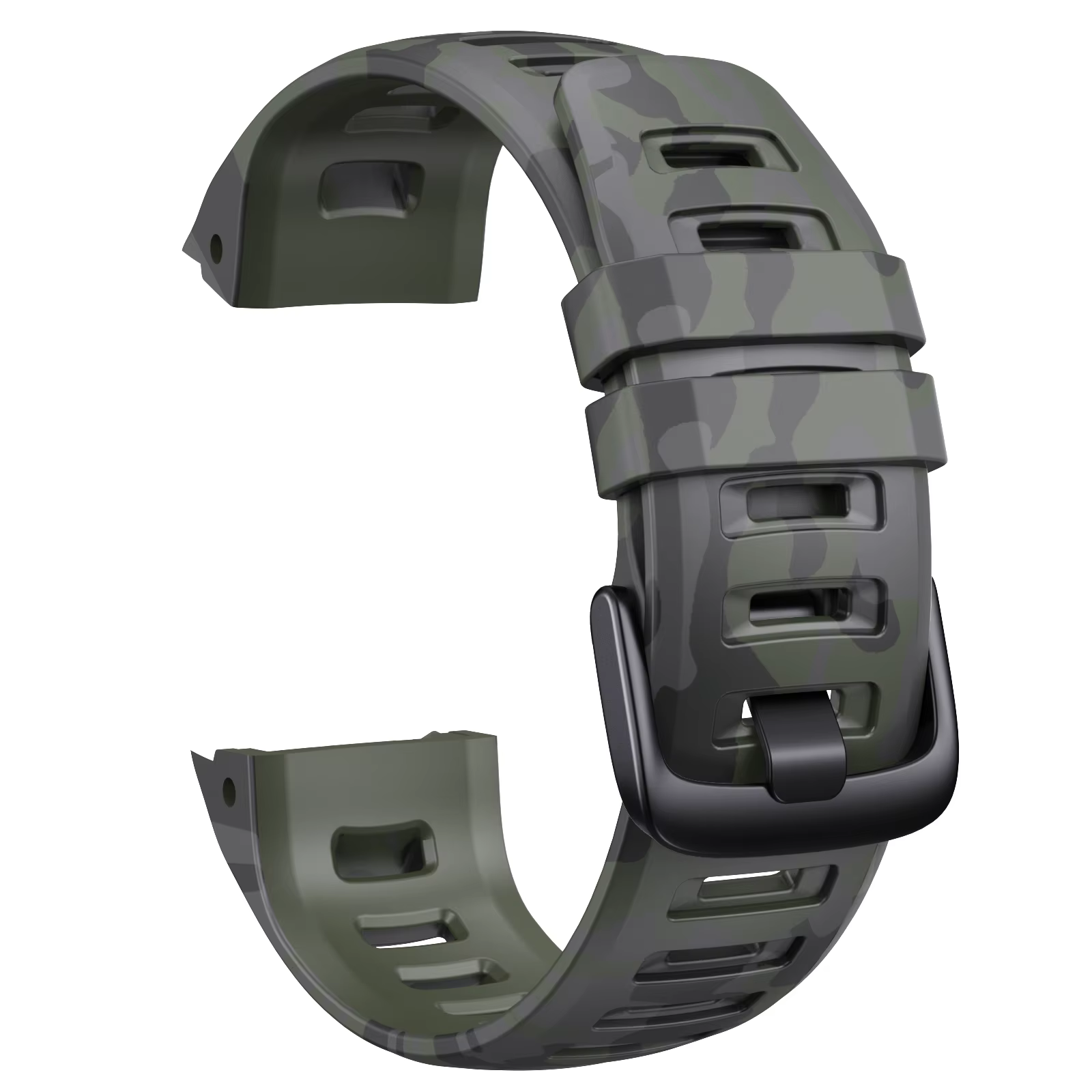 Pour Garmin Instinct bracelet en silicone solaire couleurs camouflage 22mm