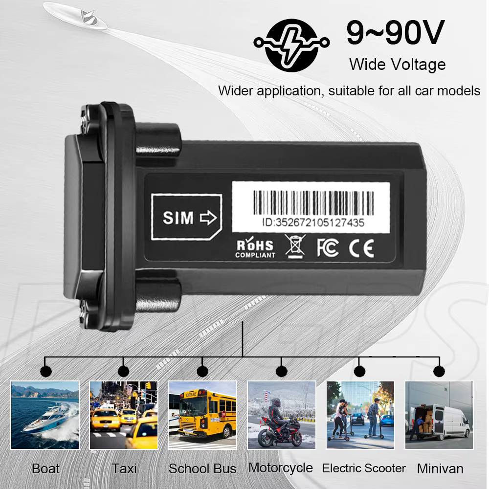 DAGPS T12 – traceur GPS étanche pour voiture 12-90V