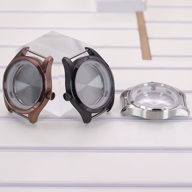 Boîtier de montre noir/argent 40mm