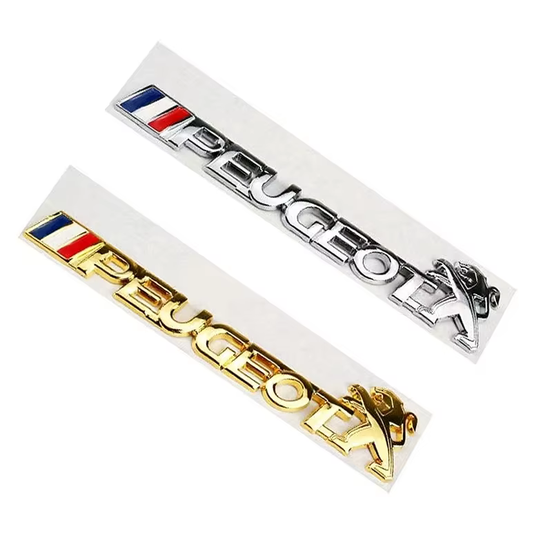 Autocollant emblème de voiture, accessoires pour Peugeot 206 307 308 207 3008 208 407 508 2008 5008 301 406 408 607 4008 Rifter RCZ 107 106