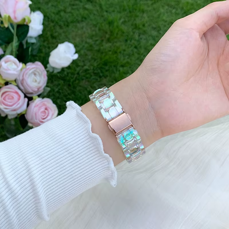 Bracelet Laser Transparent pour Apple Watch