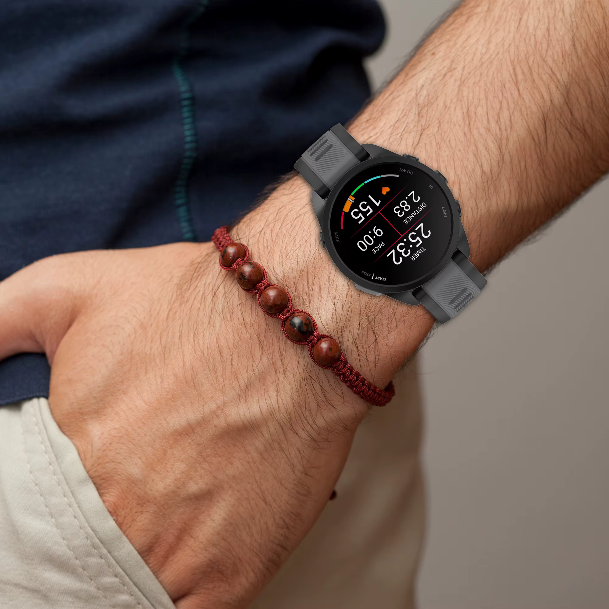 Bracelet de rechange en silicone pour Garmin Forerunner