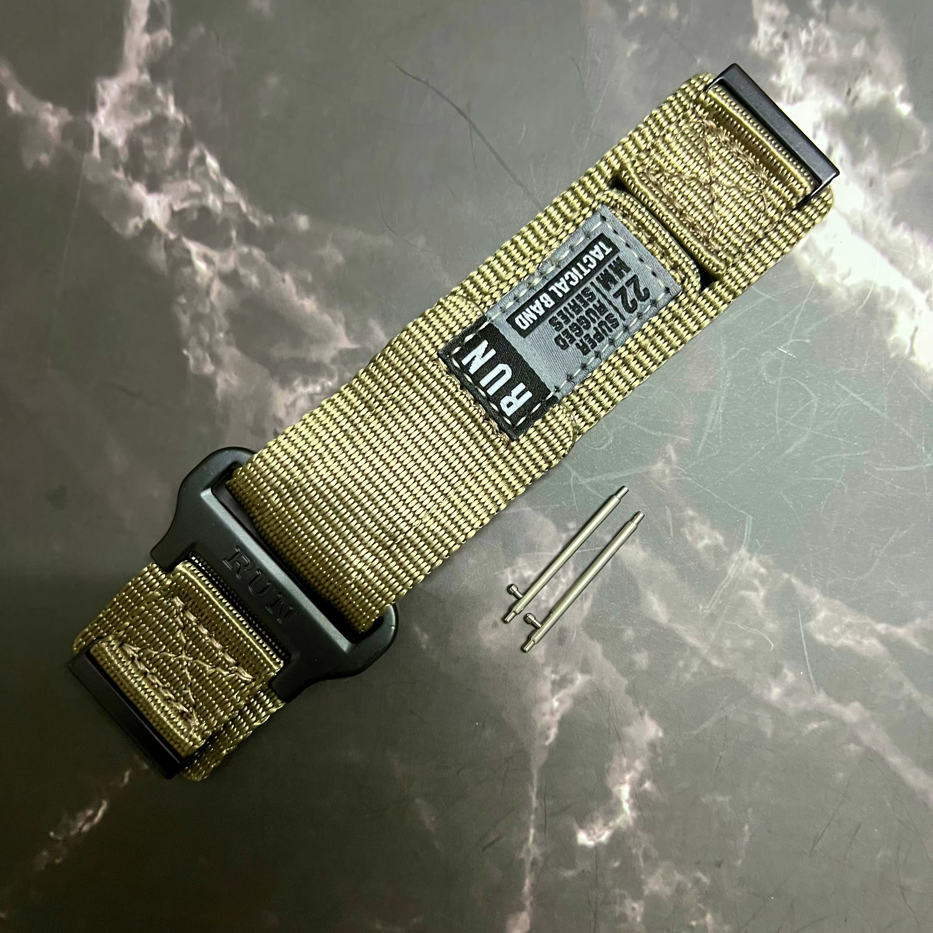 Suunto 24mm Bracelet à boucle en Nylon pour Suunto7/9/9baro/Spartan Sport