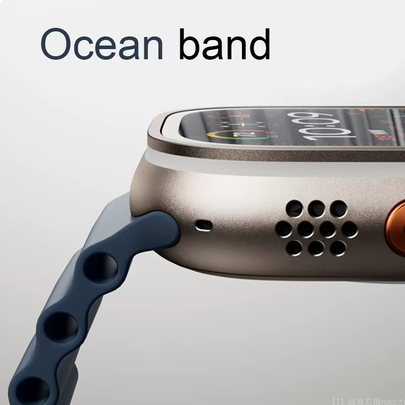 Bracelet d'origine 1:1 pour Apple Watch Ultra 3 2 Ocean Band 49mm 46mm 44mm 45mm 42mm Correa