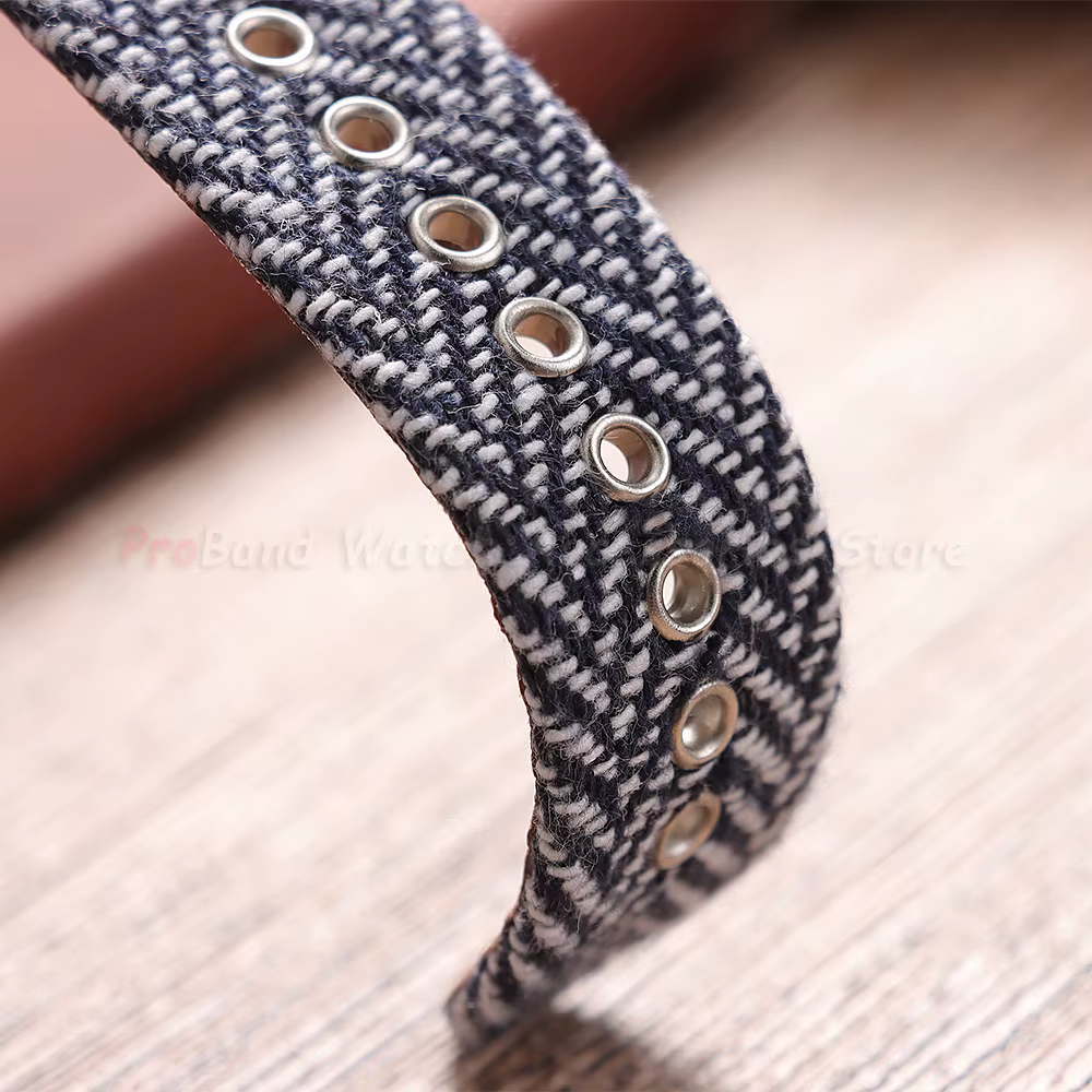 Bracelets à libération rapide en cuir véritable et nylon tissé pour Omega et Seiko