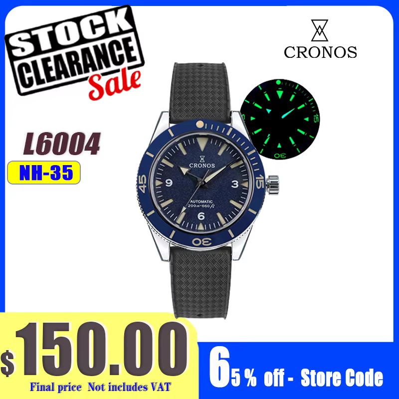 Cronos – montre de plongée Sea Master 300 pour hommes