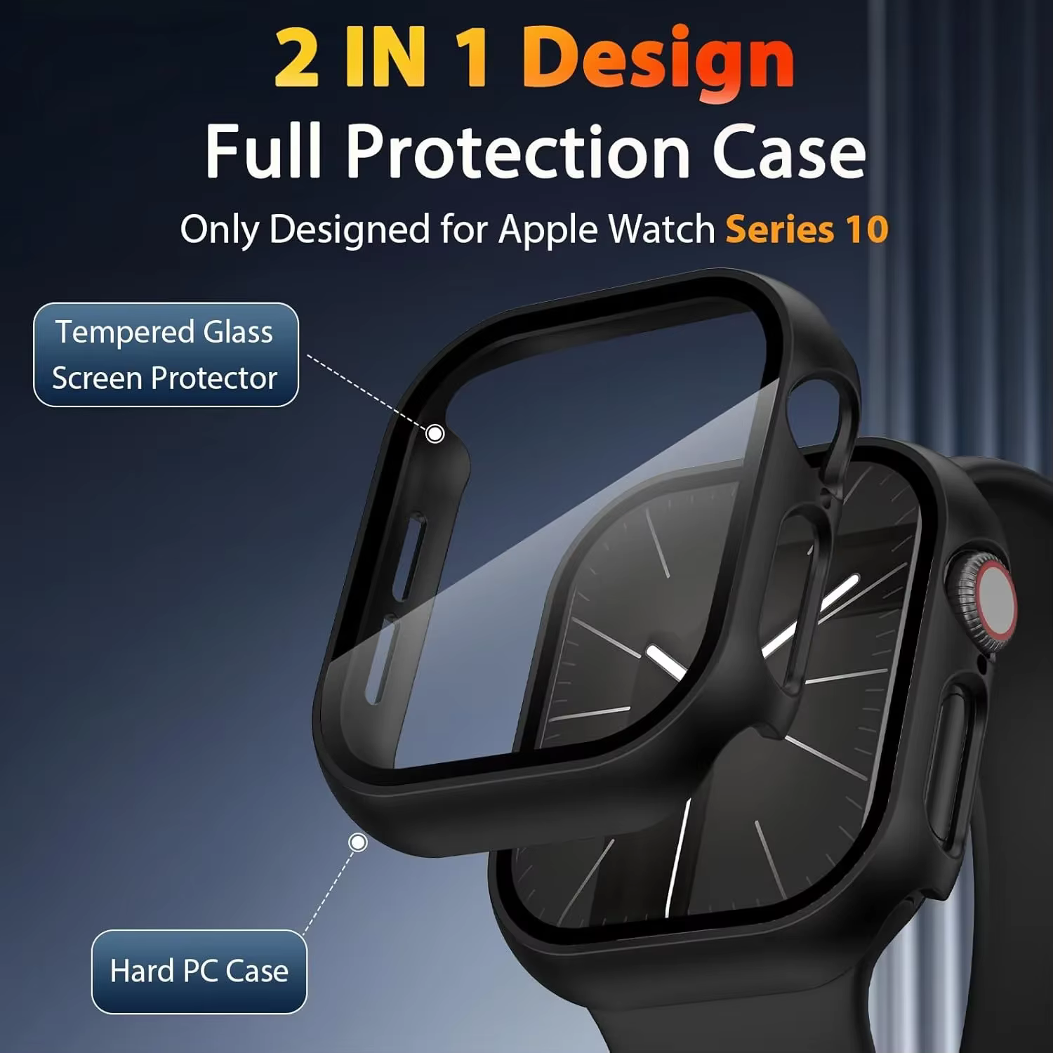 Étui pour Apple Watch 42mm 46mm 41mm 45mm 40mm 44mm
