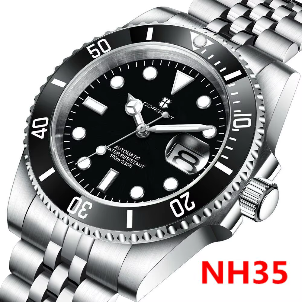 Montre de plongée Corgeut 40MM pour hommes