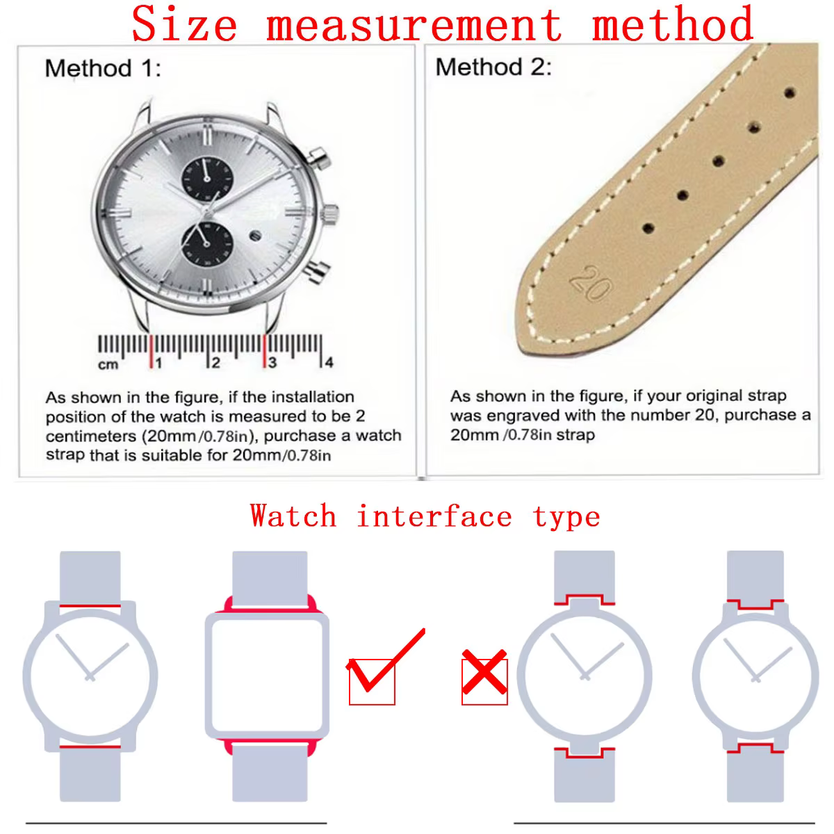 Bracelet de montre en caoutchouc pour Casio