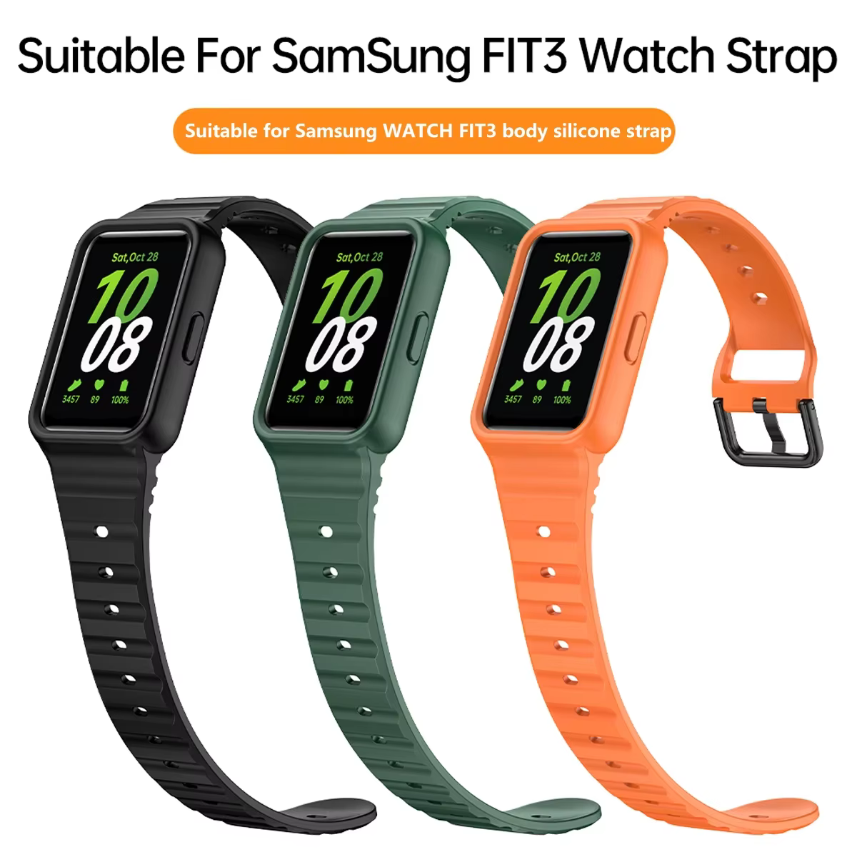 Bracelet intégré et étui pour Samsung Galaxy Fit 3 Watch