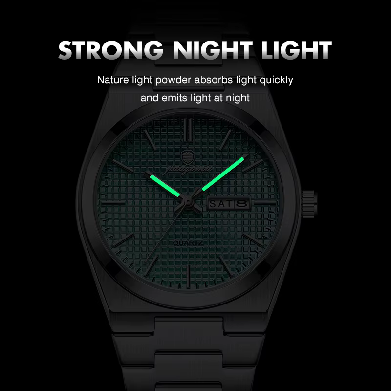 PAAZOMU Original luxe hommes horloge mode lumineux étanche chronographe Date montre pour homme en cuir Quartz