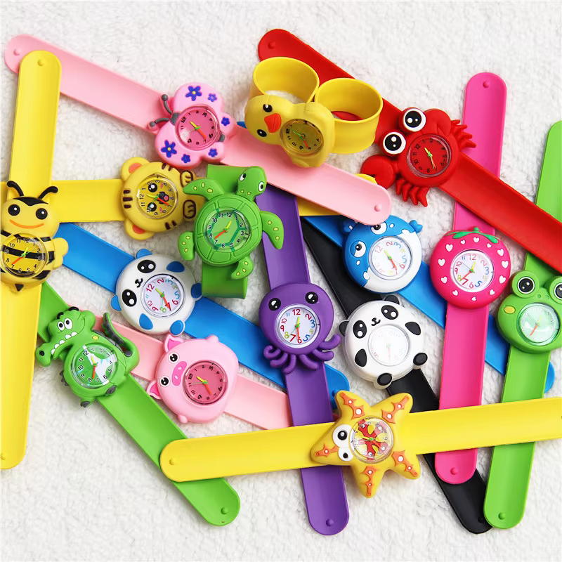Bébé cadeau d'anniversaire enfants jouets montres dessin animé Animal cadran Bracelet