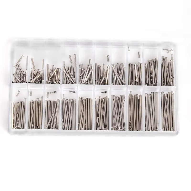 Kit de réparation de bracelets de montre-ensemble d'assortiment de vis à rivets