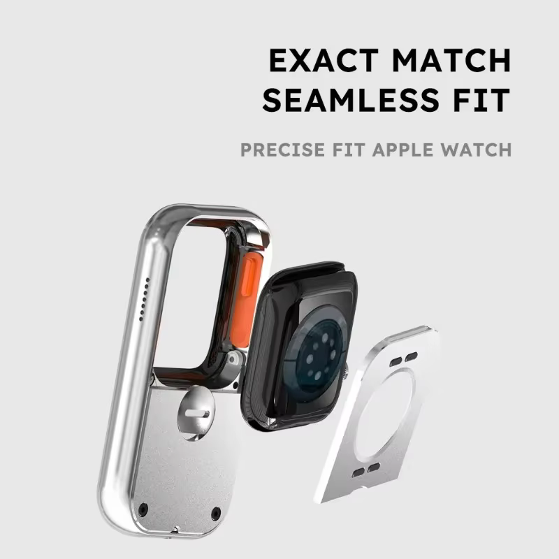 Pour IWatch, étui de protection en alliage d'aluminium CNC pour Apple Watch Series Expands 10/9/8/7/6