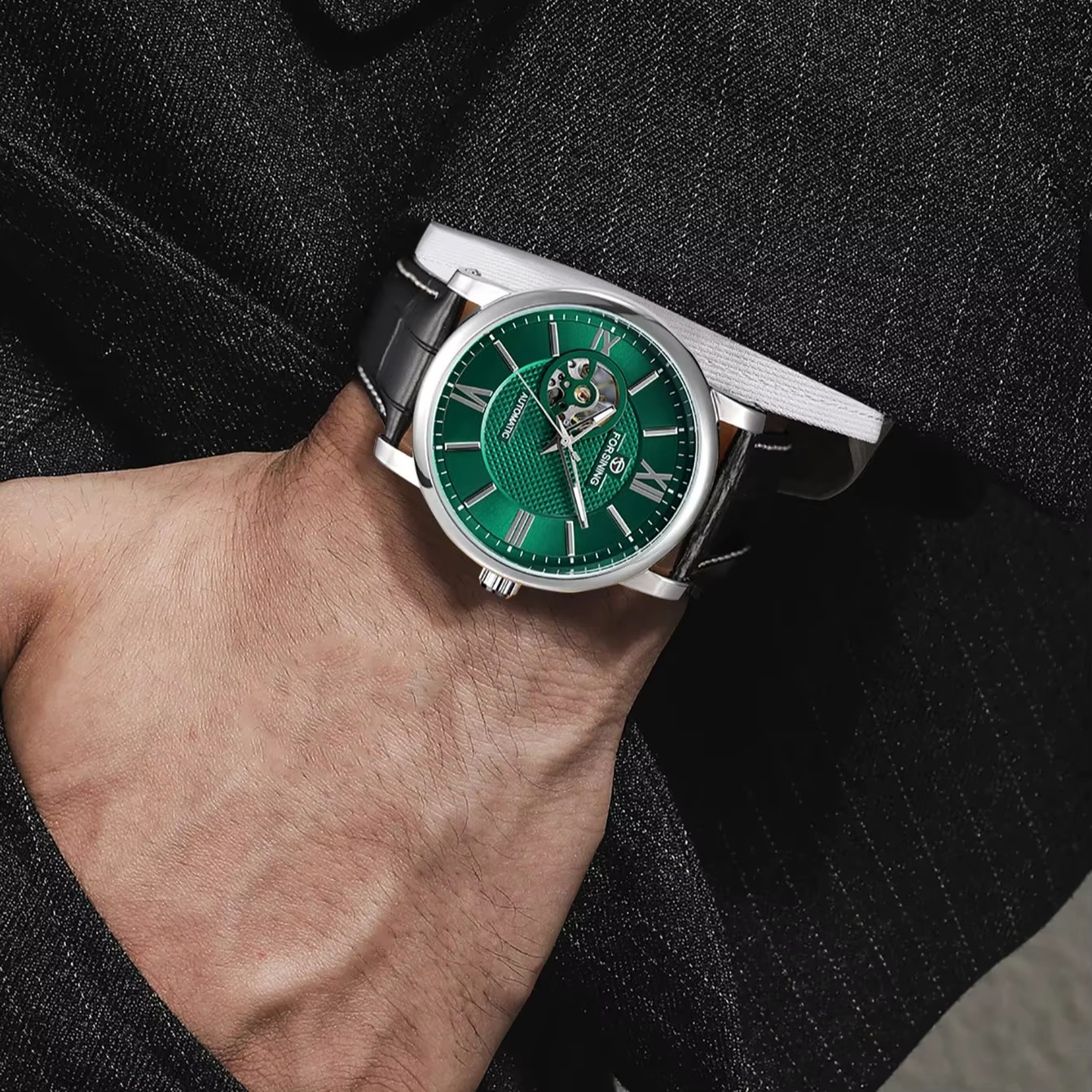 Montre mécanique de mode pour hommes