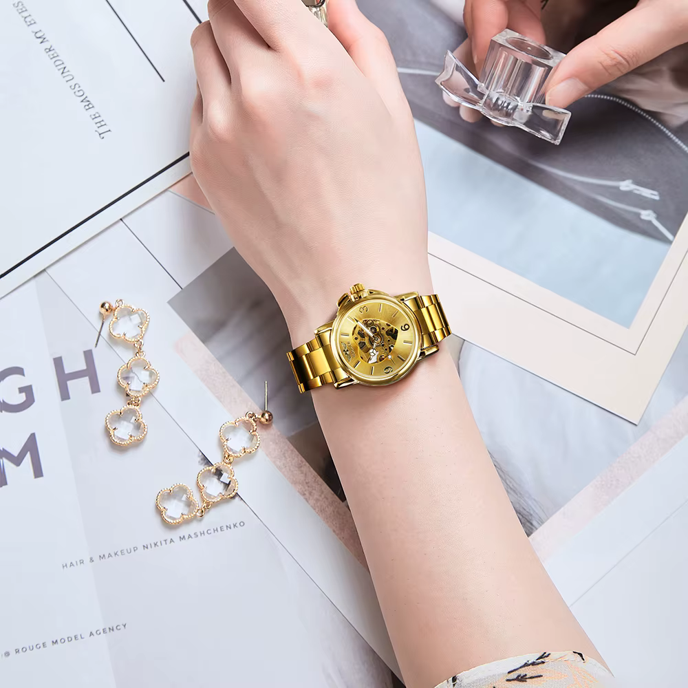 WINNER – montre squelette pour femmes