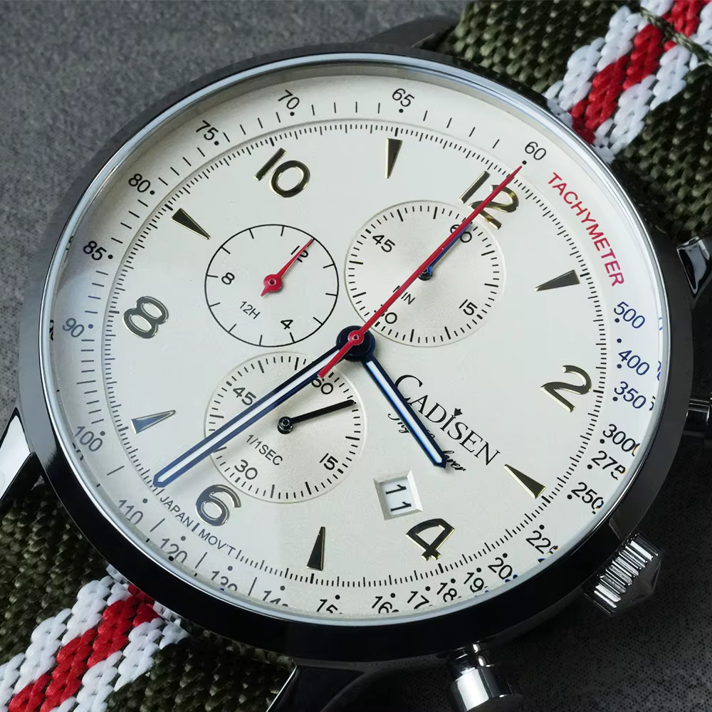 CADISEN 2026 nouveau chronographe hommes montres à Quartz