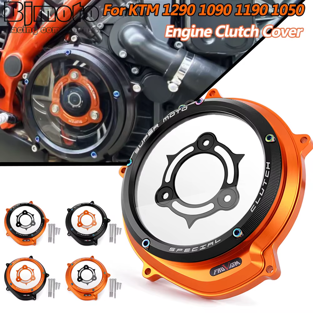 Protecteur de couvercle d'embrayage transparent, pour K-TM 1290 Superduke R /GT Adventure R /T/S 1090 1190 1050 Adventure R