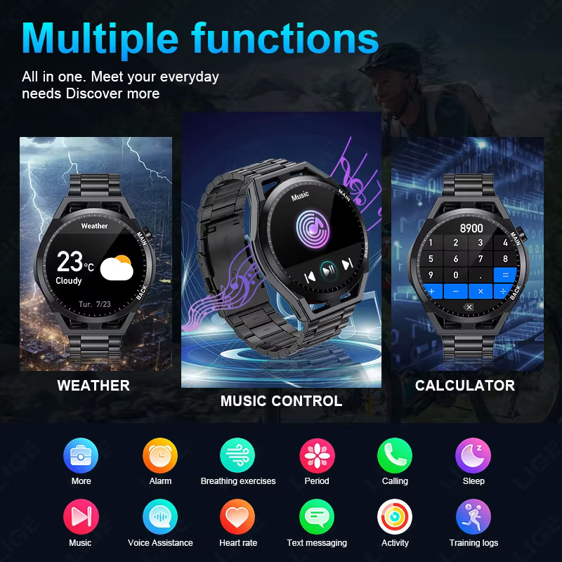 Nouvelle montre connectée LIGE avec NFC