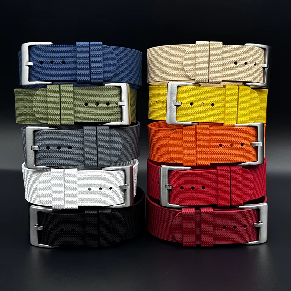 Nouveau bracelet de montre sport en caoutchouc FKM