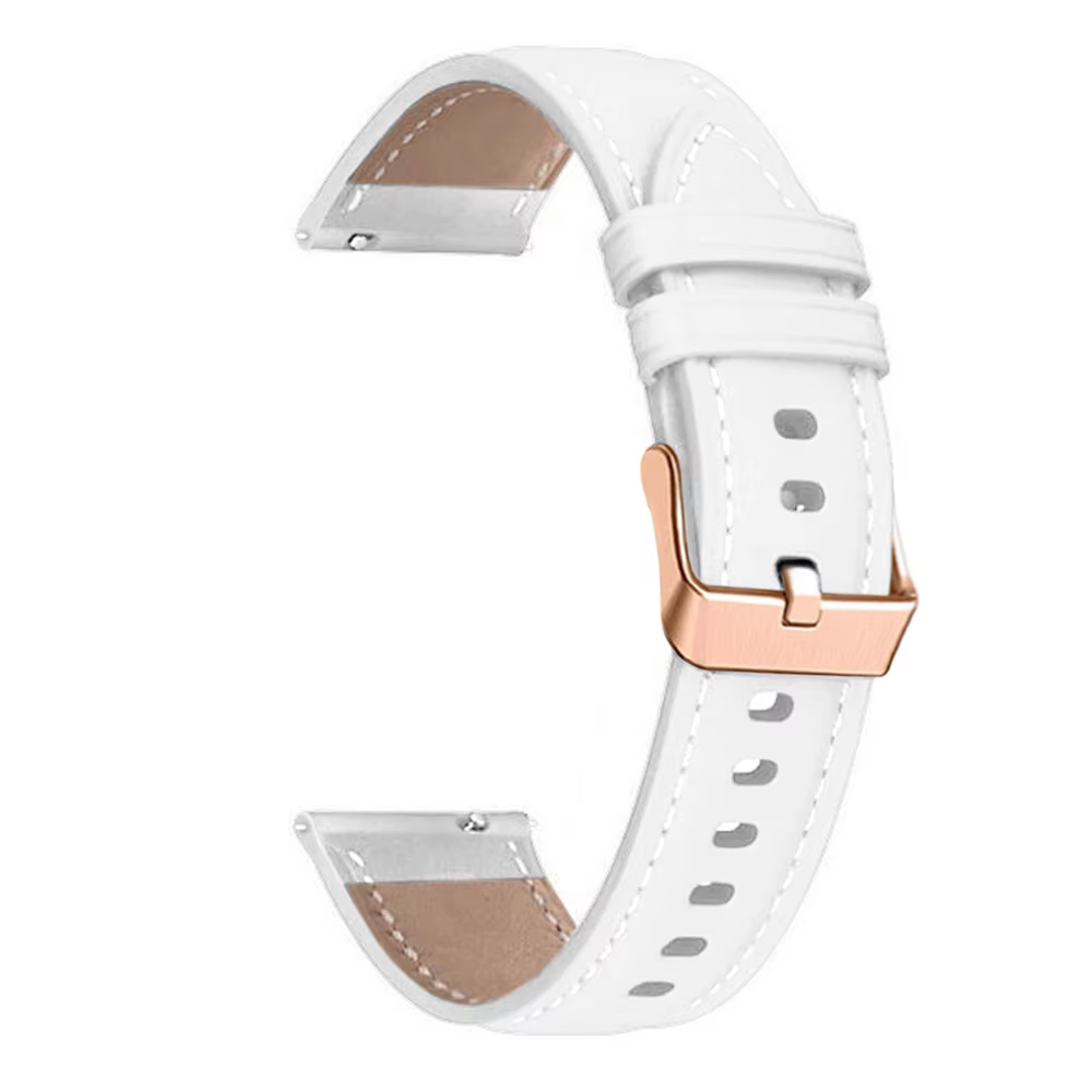 Bracelet en cuir de 20mm pour Garmin Vivomove Style HR Sport tendance