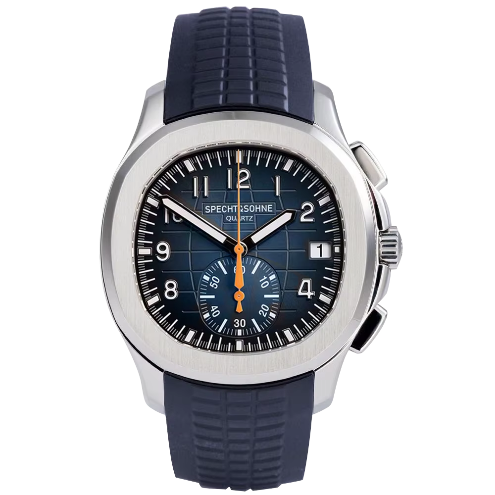 Produits de livraison directe 2025 hommes montre Specht & Sohne japon chronographe Quartz montre-bracelet or Rose Relogio Masculino 50M étanche