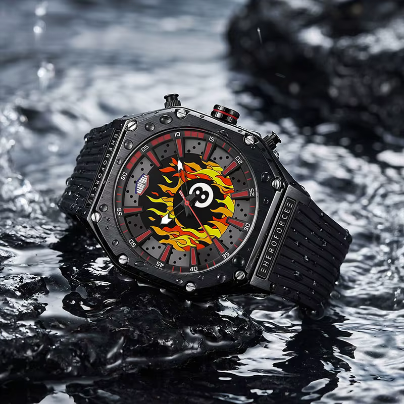 Nouvelle Montre Homme HEROFORCE 2026 Originale à Affichage Double Lumineux