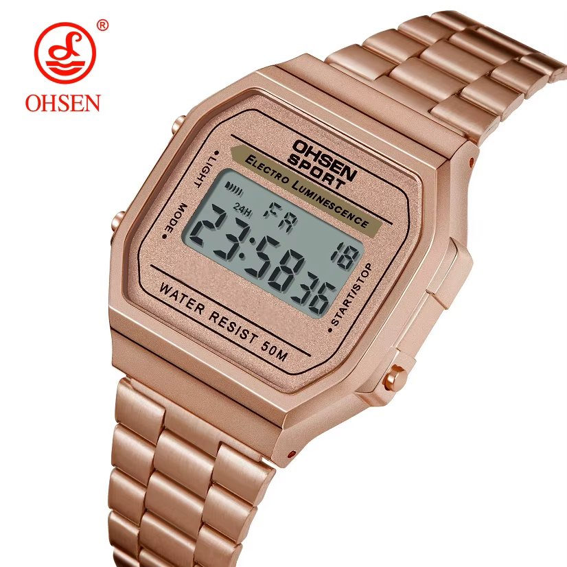 Montre numérique pour femmes OHSEN