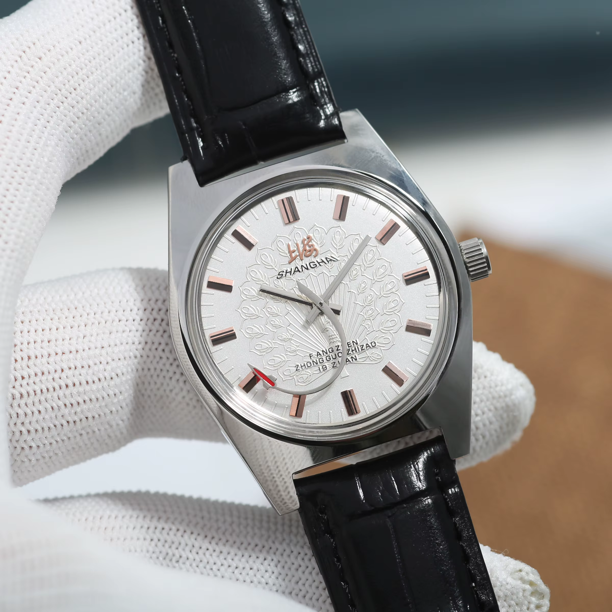 Montre mécanique pour homme 7120 36mm à remontage manuel étanche Shanghai Chine usage quotidien bureau cadeau anniversaire vacances vente en gros