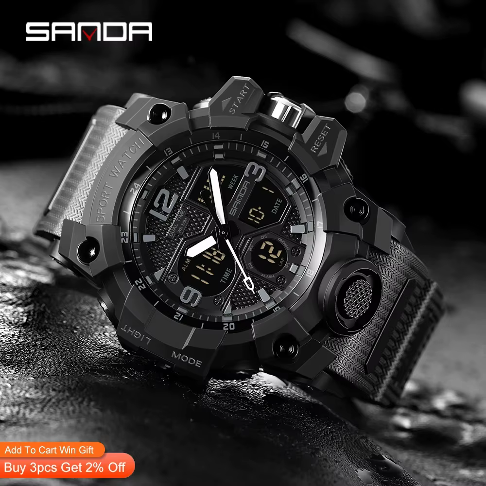 SANDA – montre de sport pour hommes