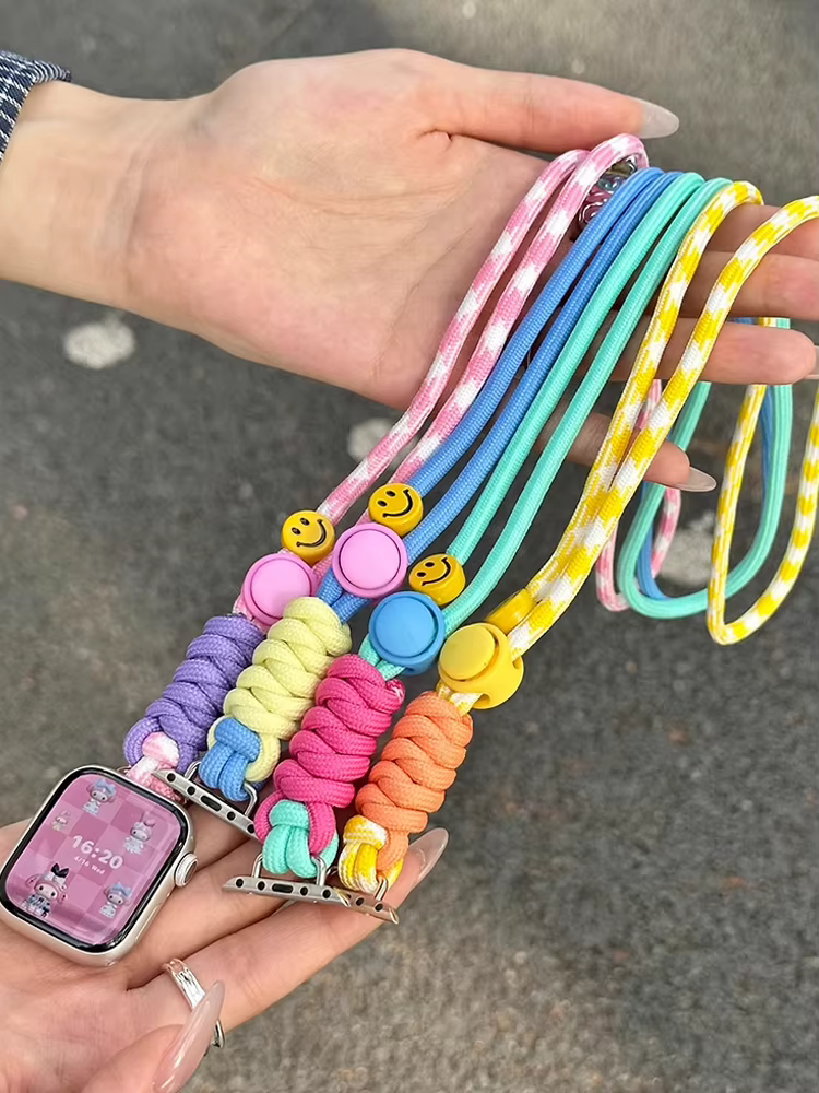 Bracelet de lanière en Nylon pour Apple Watch Ultra 10 9 8 7 6 5 Se 4