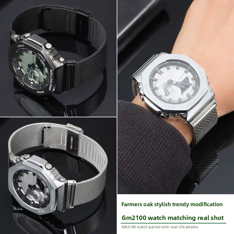 Pour Casio GSHOCK GA-2100 GA-2110 GM-2100 CasiOak bracelet de montre modifié