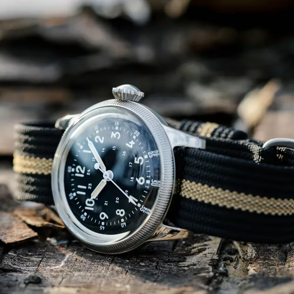 RDUNAE RA05 montre militaire Vintage 2035 mouvement Quartz K1 verre minéral cristal acier inoxydable lumineux étanche hommes montres