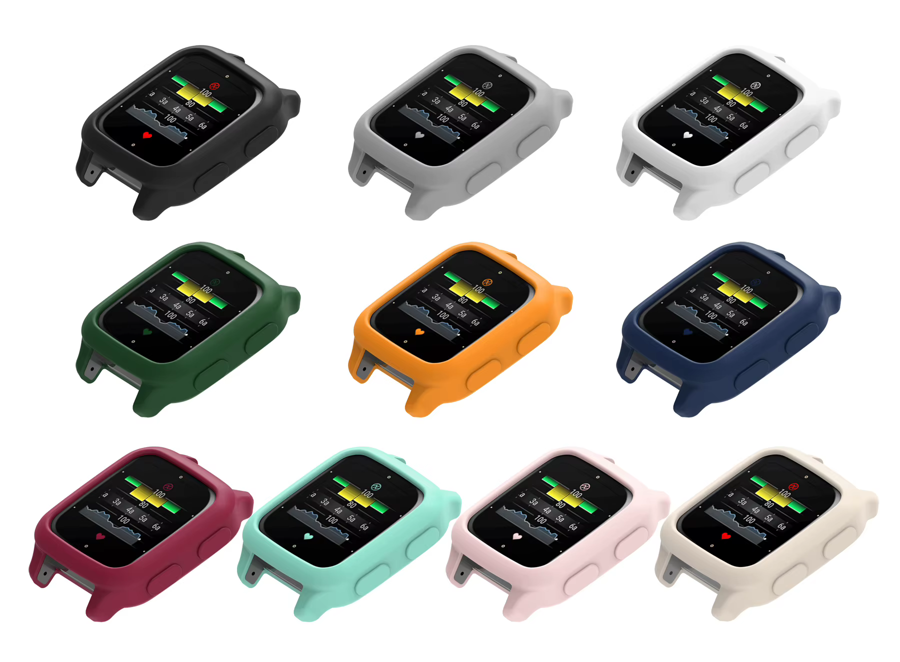 Bracelet de montre en Silicone et étui pour Garmin Venu SQ2