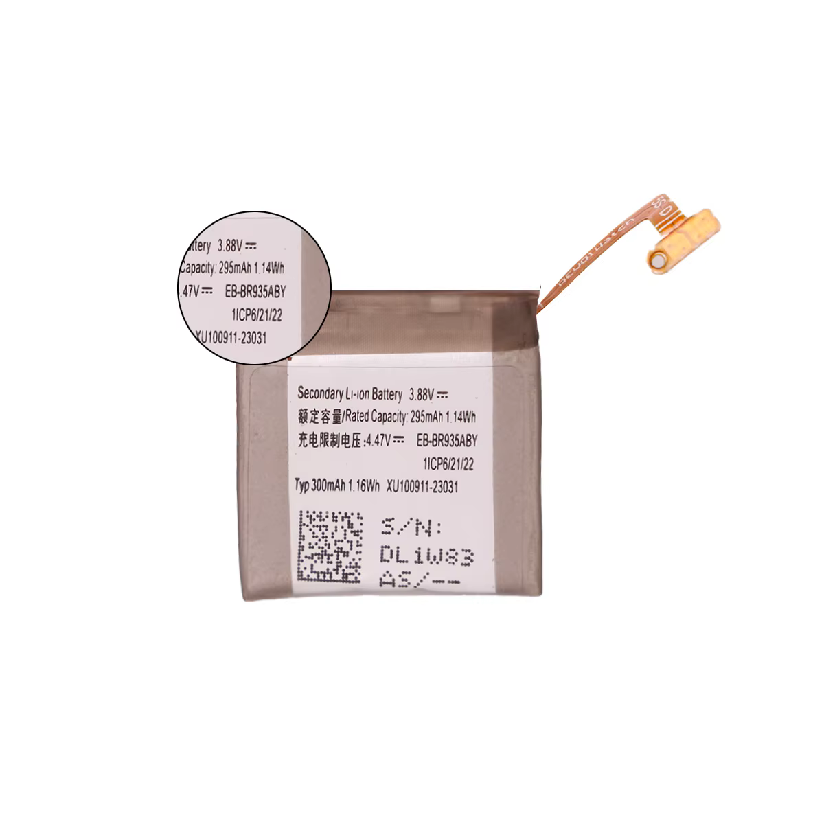 Batterie de remplacement pour Samsung Watch 6 40mm 44mm SM-R930 R935 R940 R945