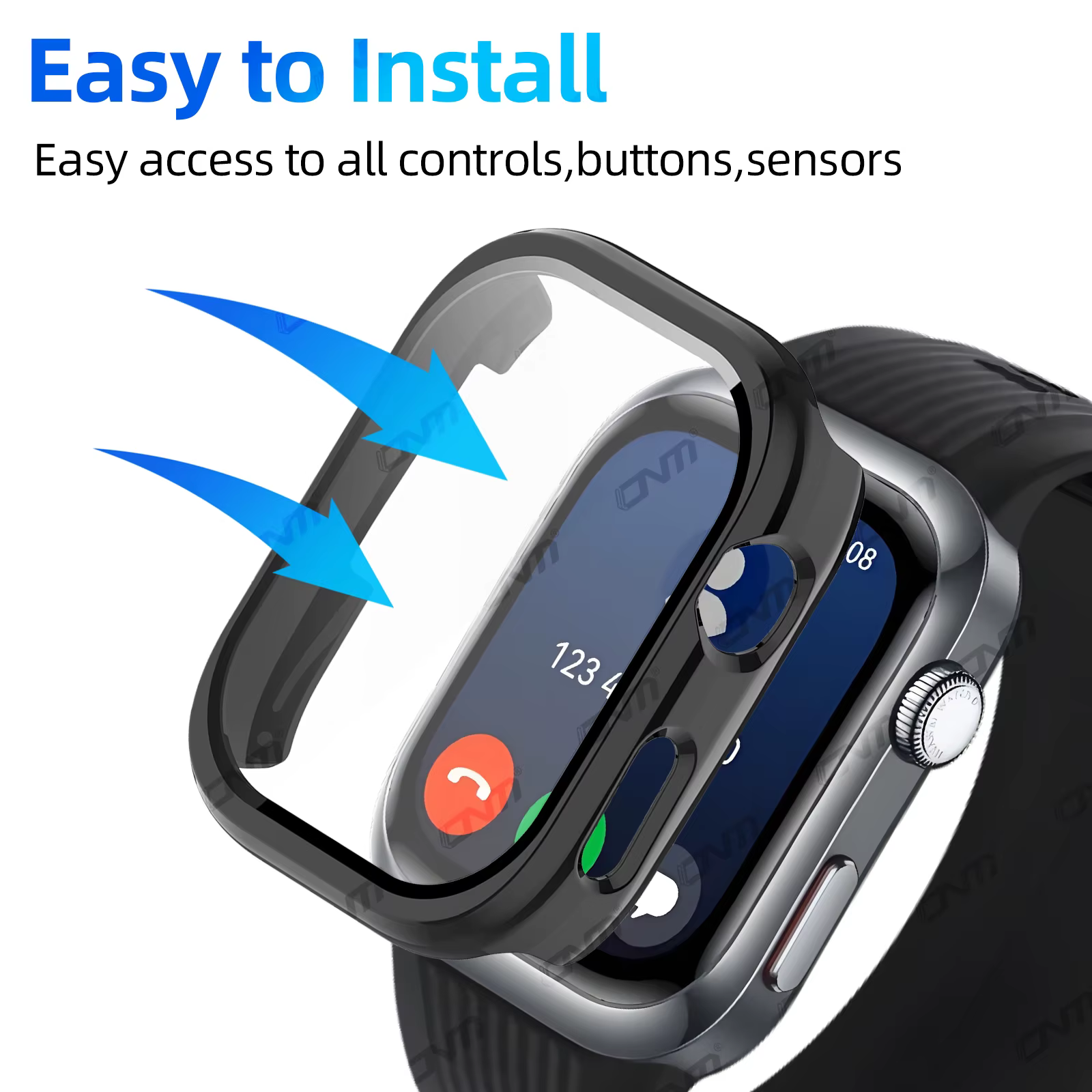 Coque en verre pour montre Huawei