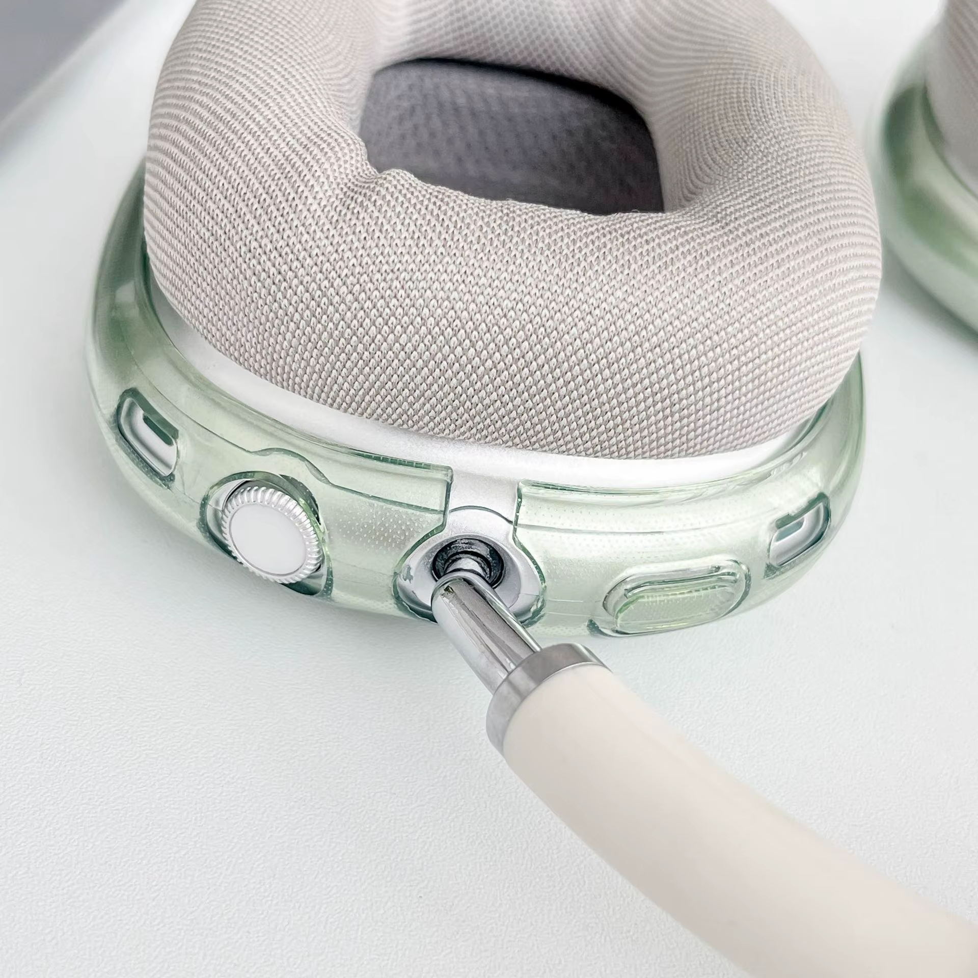 Pour AirPods Max étui Transparent souple TPU anti-rayures housse de protection pour Apple