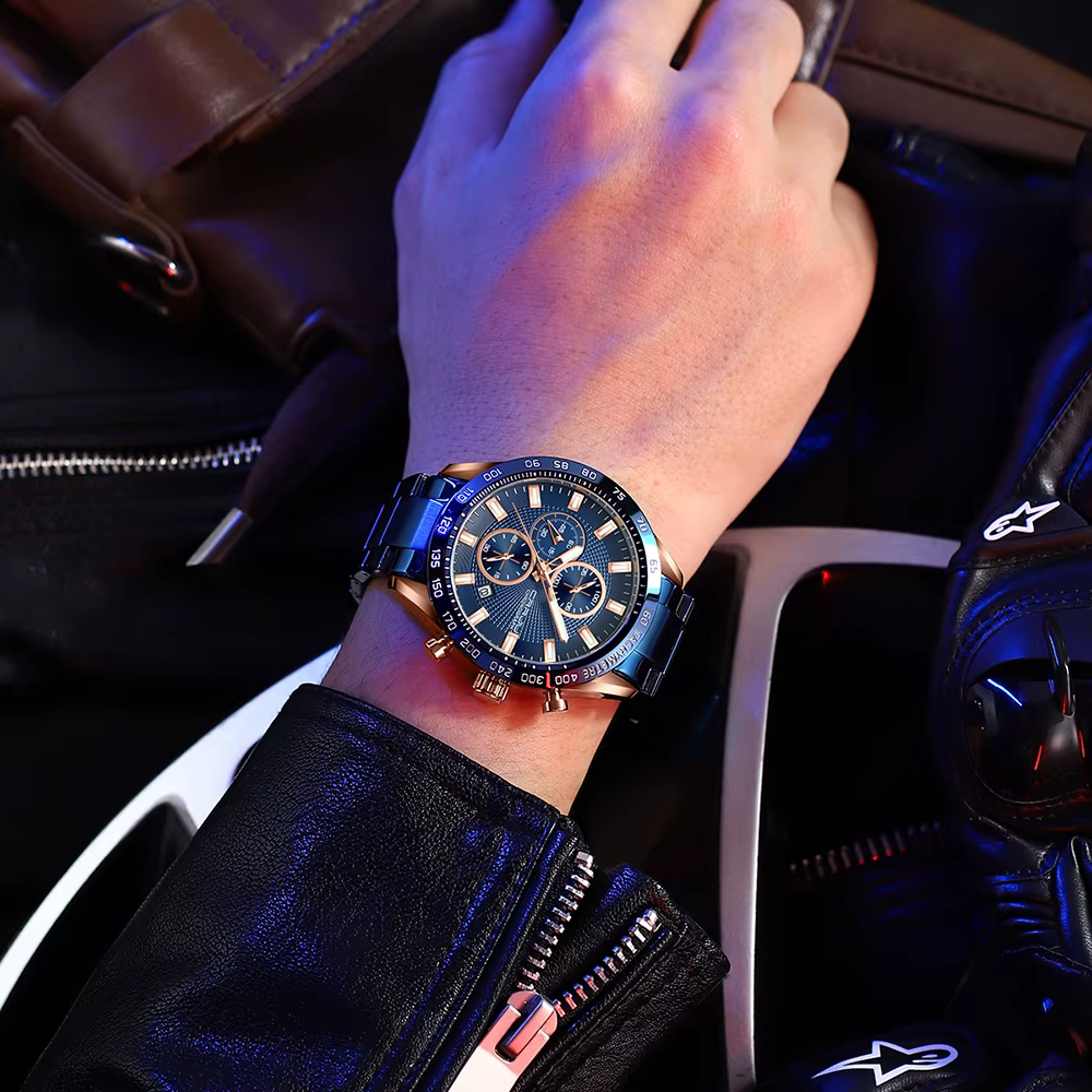 CRRJU – montre-bracelet de sport pour hommes