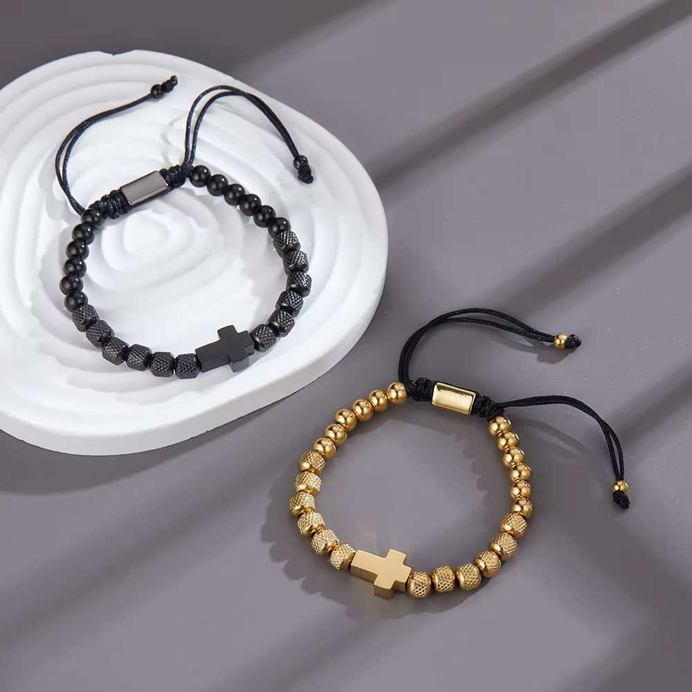 Bracelet en acier inoxydable galvanisé bon marché pour femmes