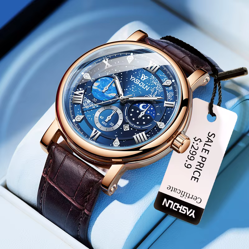 Montre-bracelet à quartz pour homme