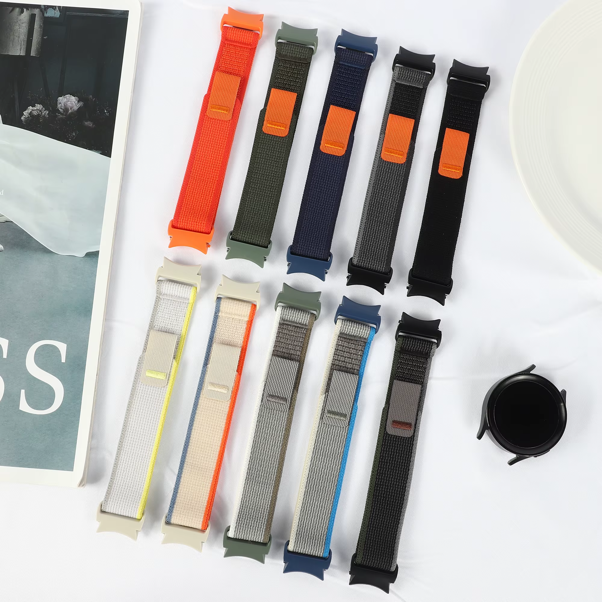 Bracelet à boucle de sentier pour Samsung Galaxy watch 7 6 5 4 44mm 40mm/FE/5 Pro 45mm