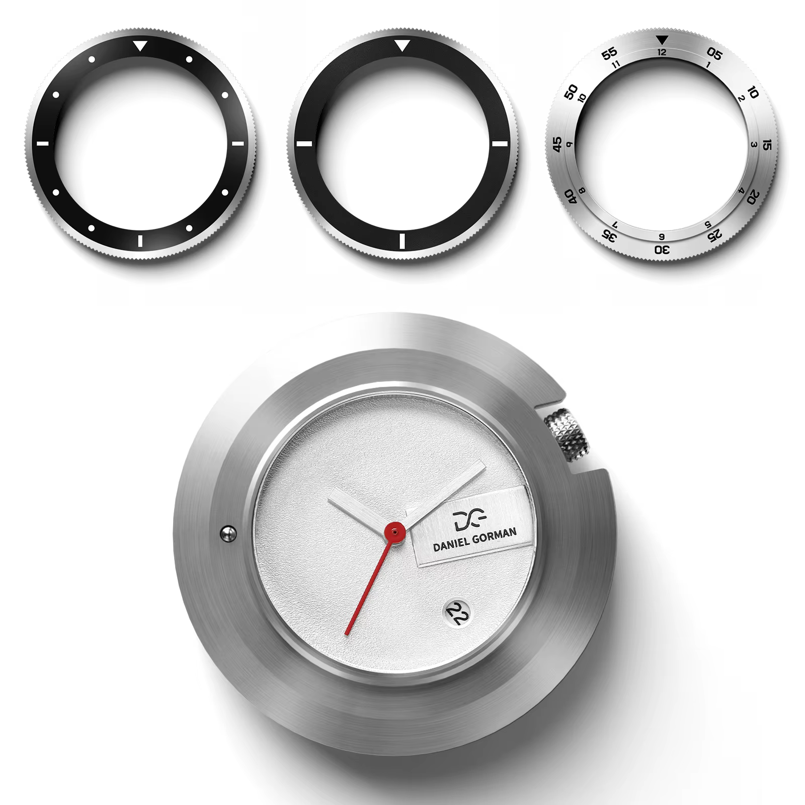 Montre à quartz japonaise DANIEL GORMAN VX32E pour homme
