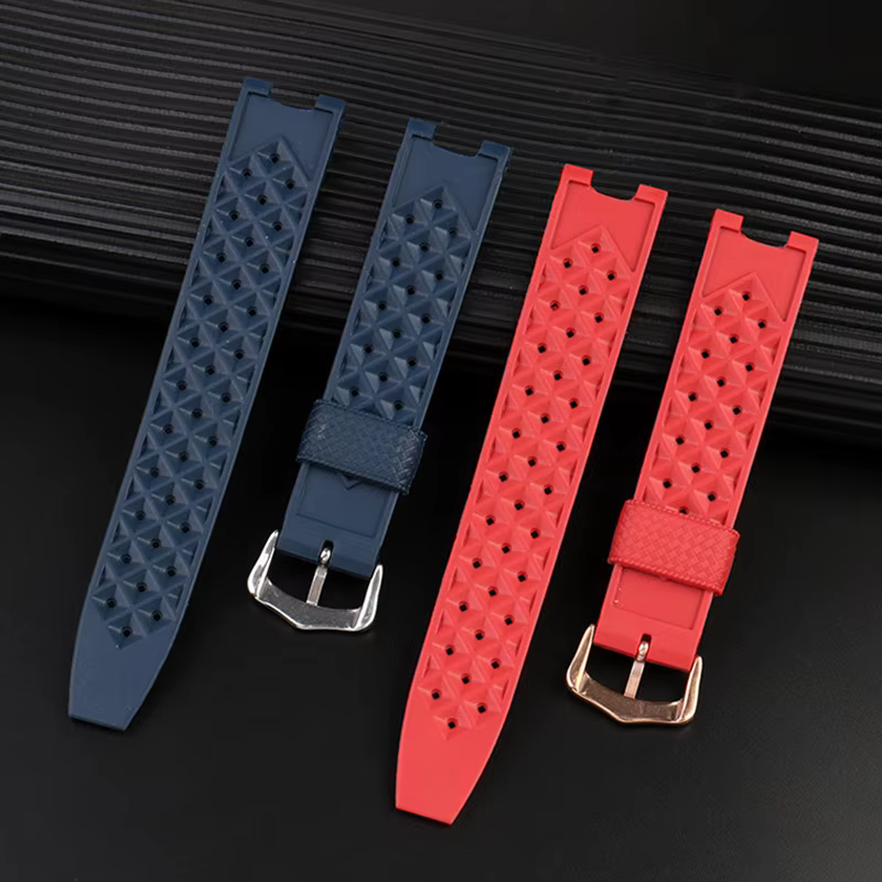 Bracelet de montre en caoutchouc pour cartier Pasha série